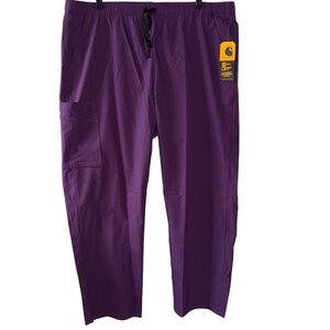 Carhartt C55013 Unisex Force Modern Fit Elastic Waist Scrub Pants XL Short nwt